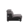 Acme Furniture Alwin Accent Chair Dark Gray Fabric - 3 of 4