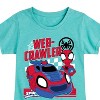 Girls' - Marvel - Spider-Man And His Amazing Friends Web Crawler Fitted Short Sleeve Graphic T-Shirt - 2 of 4