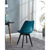 Nordlys Set of 4 Wood and Polypropylene Dining Chairs Modern Design Style Upholstery Dining Room - 2 of 4