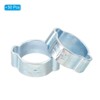 Unique Bargains Galvanized Steel Fluid Systems Fuel Petrol O Double Ear Hose Clamps 50 Pcs - 3 of 4