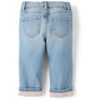 The Children's Place Toddler Girls Lined Roll Cuff 90s Straight Jeans - 3 of 4