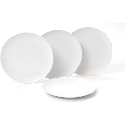 O-Ware White Stoneware 10 Inch Dinner Plate