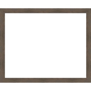 Amanti Art Hardwood Chocolate Narrow Framed Dry Erase Magnetic Board - 1 of 4