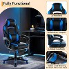 Ergonomic Gaming Chair with Footrest & Adjustable Headrest - Height-Adjustable, 90¡ã-160¡ã Recline Lock, Sturdy Gas Lift, for Gaming/Work - 3 of 4