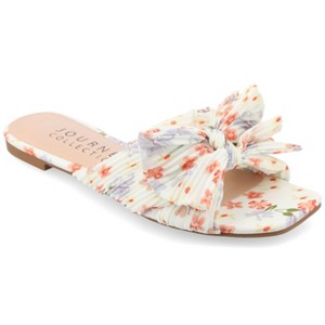 Journee Women's Serlina Flat Sandals - 1 of 4