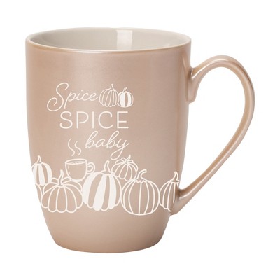 Elanze Designs Spice Spice Baby Precious Pearl 10 ounce New Bone China Coffee Cup Mug