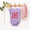 The Juniper Shop Tic Tac Heart Baby Flutter Sleeve Bodysuit - 2 of 3