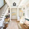 PAKOKULA 13.4 in. 4-Light Industrial Black Cage Semi-Flush Mount Ceiling Light with Circle Design - 4 of 4