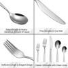 30 Piece Flatware Set Stainless Steel Silverware Set for 6, Include Cutter Fork Spoon Dishwasher Usable Mirror Polished Cutlery Set for Restaurant - 3 of 4