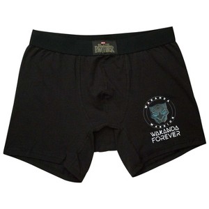 Mens Black Panther Wakanka Forever Underwear Boxer Briefs - 1 of 3