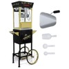 FONTOI 6/8/10/12/16/20 OZ Popcorn Machine with Cart Stainless Steel Kettle Heated Warming Deck and Old Maids Drawer for Easy Cleanup - 2 of 4