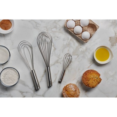 Stainless Steel Mini and Sauce Whisk Set of 3
