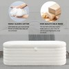 Zeus & Ruta 45.5 in.W Ottoman Bench Upholstered Fabric Storage End of Bed Stool with Safety Hinge - 4 of 4