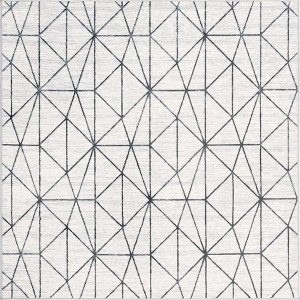 Unique Loom    Matrix Trellis Geometric Area Rug - 1 of 4