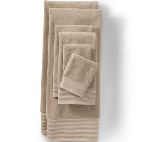 Lands End Turkish Luxe 6 piece Towel Set Bath Towel Classic Khaki Target