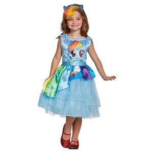 Halloween Girls My Little Pony Rainbow Dash Classic Costume M(7-8), Girl