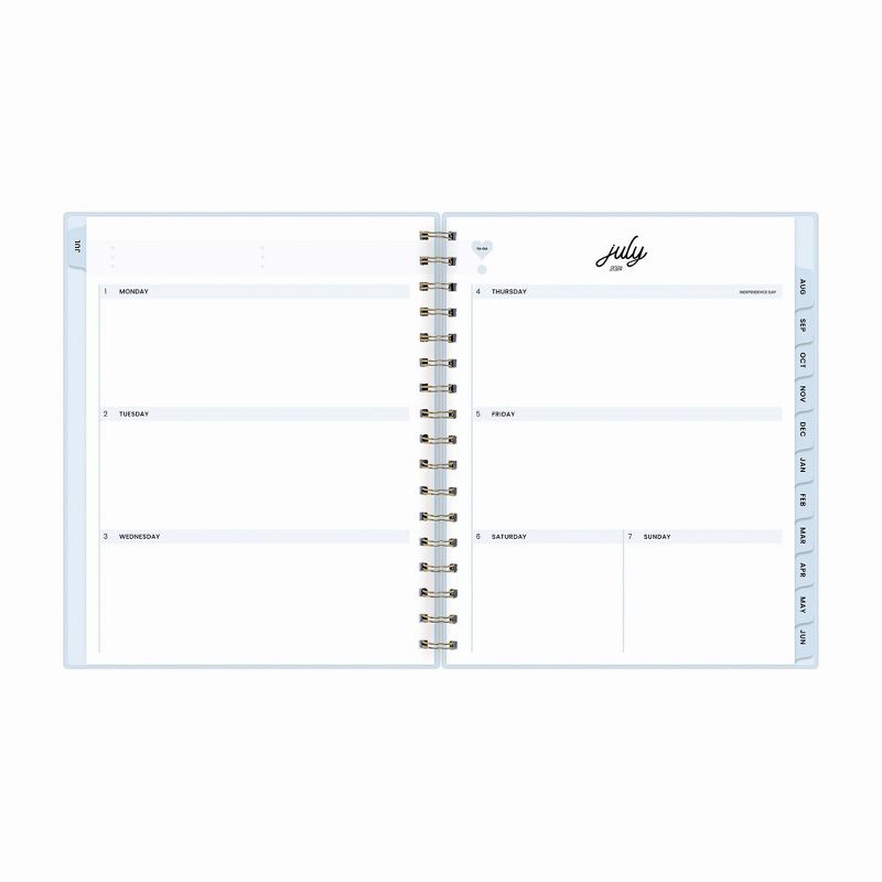 Color Me Courtney for Blue Sky 2024-25 Weekly/Monthly Planner 9&#34;x7&#34; Soft Touch Light Blue, 6 of 13