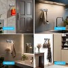 UNISOAR Metal Wall Hooks with LED Night Light for Kitchen Bathroom, Living Room, Hall Way - 4 of 4