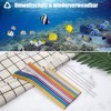 Set of 16 Reusable Straws, Stainless Steel Drinking Straw Metal Straw Set For Drink Milk Tea Coffee Beverage, 6 long + 6 short + 4 Cleaner Brushes - 4 of 4
