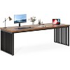 Grungis 78.74 Inches Double Office Desk,Computer Desk with Heavy Duty Metal Frame for Home Office,Company - 4 of 4