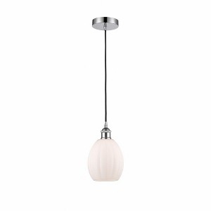 Eaton - 1 Light Cord Hung Mini Pendant In Industrial Style-10.75 Inches Tall and 5.5 Inches Wide - 1 of 1