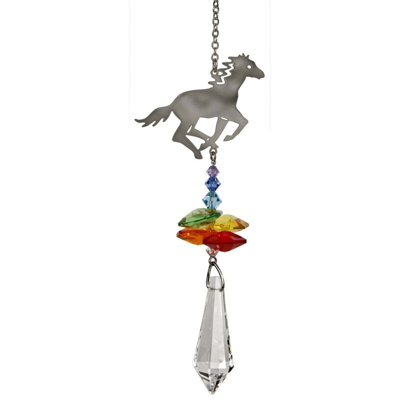 Woodstock Crystal Suncatchers, Crystal Fantasy Horse, Crystal Wind Chimes For Inside, Office, Kitchen, Living Room Décor, 4.5"L, 3 of 7