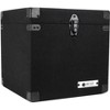 Odyssey Carpeted Record Storage Utility Case for 90 Individual 12-Inch Vinyl Records/LPs with Latching Lid and Soft Grip Handle, Black - 4 of 4