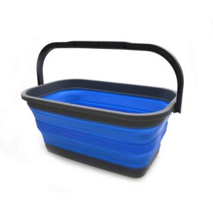 SAMMART 11.6L (3.06 Gallon) Collapsible Rectangular Handy Basket/Bucket - 1 of 4