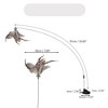 Unique Bargains Cat Teaser with Suction Cup and Bell Fluffy Plume Teasing Sticks - 2 of 4