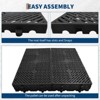 Plastic Pallet, 6/12pcs Lightweight HDPE Floor Pallets for Restaurant Kitchens Shops Supermarket Basement Storage Warehouse - 4 of 4