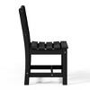 WestinTrends Ashore Outdoor HDPE Patio Classic Armless Dining Side Chair, Gray - 4 of 4