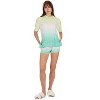 Memoi Women's Dip Dye Ultra Soft Yummy Terry Lounge Shorts - 4 of 4