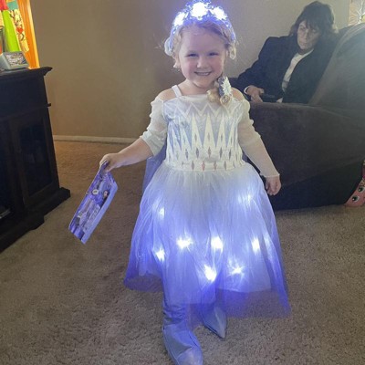 Elsa light 2025 up dress target