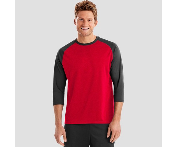 Hanes best sale baseball tee