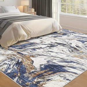 Modern Abstract Area Rug – Machine Washable, Non-Slip Soft Carpet for Living Room, Bedroom, Dining Room - 1 of 4