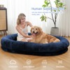 Human Dog Shared Bed - Large Plush Pet Bed with Washable Cover & Orthopedic Foam - 3 of 4