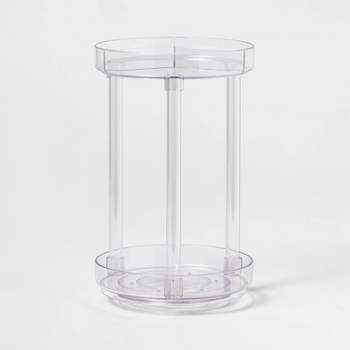 Spinning Turntable Makeup Organizer Clear - Brightroom™