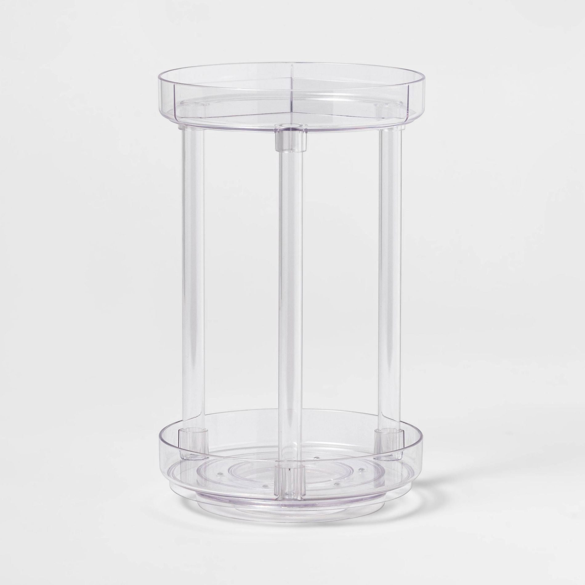 Spinning Turntable Makeup Vanity Organizer Clear - Brightroom™