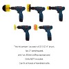 12 Pieces Drill brush Power Scrubber Bathroom Cleaning Kit, with Pad Sponge and Extend Attachment for Bathroom, Kitchen - 3 of 4