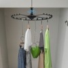 YIYIBYUS Rotating Round Closet Rod, Black Clothes Hanger for Wardrobes - 2 of 4