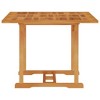 vidaXL Outdoor Dining Table Patio Table with Umbrella Hole Solid Teak Wood - 3 of 4