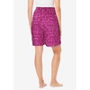 Dreams & Co. Plus Size Print Pajama Shorts - 3 of 4