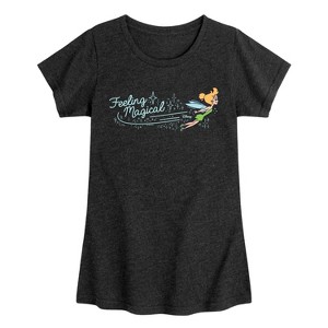 Girls' - Disney - Tink Feeling Magical Fitted Short Sleeve Graphic T-Shirt - 1 of 4