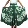 Agan Traders Women's Boho Summer Tie-dye High Waistband A Line Flared Maxi Skirt - 4 of 4