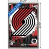 Trends International NBA Portland Trail Blazers - Maximalist Logo 23 Framed Wall Poster Prints - 3 of 4