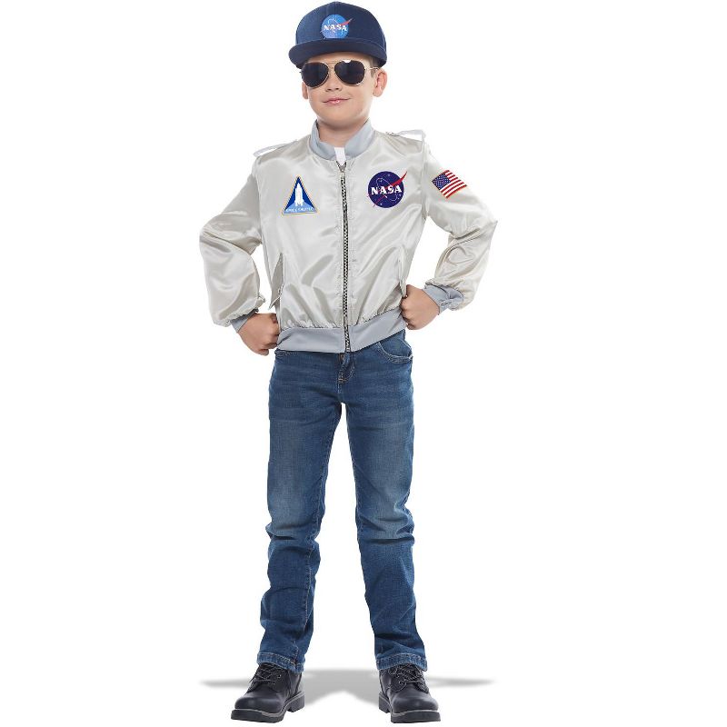 NASA Flight Jacket Child Costume, 1 of 3
