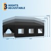10x30 Heavy Duty Pop Up Canopy w/8 Sidewalls, Roller Bag & Full Kit (Anchors, Ropes, Stakes) - 3 Height Adjustable - 3 of 4