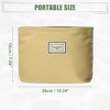 Unique Bargains Portable Canvas Zipper Makeup Bags and Organizers 1 Pc - image 4 of 4