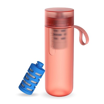 Philips 20oz Water GoZero Active Bottle with One Fitness Filter - Red