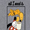 Women's - Disney - Coffee And My Dog Short Sleeve Graphic T-Shirt - 2 of 4